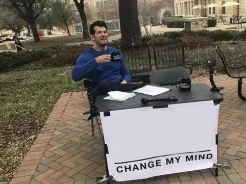 Change My Mind meme about Wellbel
